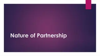 Understanding the Essential Features of Partnership