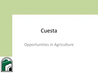 Agriculture Opportunities and Education in California