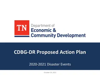 CDBG-DR Proposed Action Plan