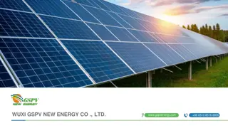 Wuxi GSPV New Energy Co., Ltd. - Leading Provider of High-quality Solar Modules
