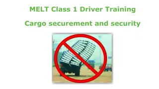 Cargo Securement and Safety Training Overview