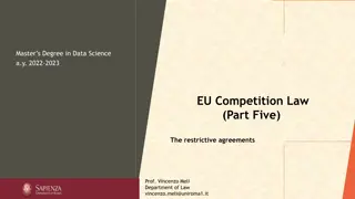 Understanding Restrictive Agreements and EU Competition Law