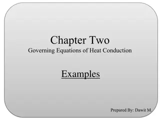 Chapter Two Governing Equations of Heat Conduction