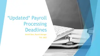 Enhancing Payroll Processing Efficiency: Challenges and Solutions