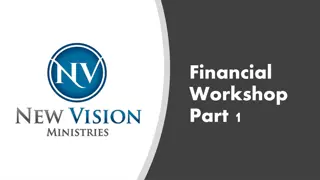 Biblical Financial Workshop: Strategies for Financial Success Based on Principles