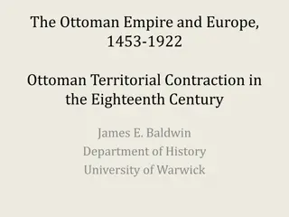 Ottoman Empire Territorial Contraction in the 18th Century