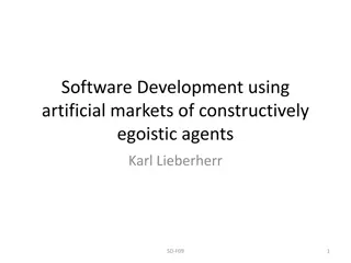 Artificial Markets in Software Development: A New Paradigm