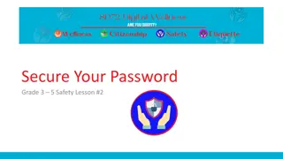 Digital Wellness and Password Security Lesson for Students