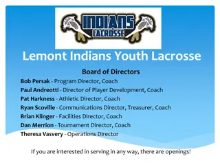 Lemont Indians Youth Lacrosse Club Information