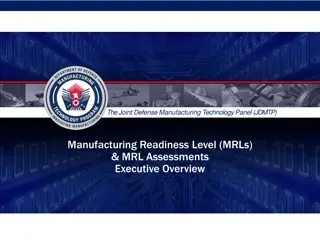 Understanding Manufacturing Readiness Levels (MRLs) in Defense Acquisition