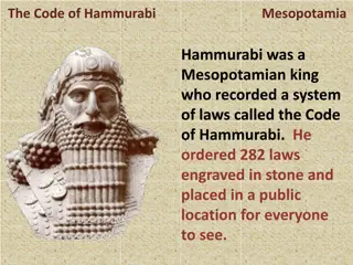 The Code of Hammurabi: Ancient Laws of Mesopotamia