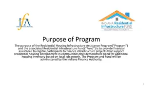 Residential Housing Infrastructure Assistance Program Overview