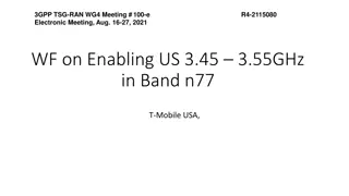 RAN4 Discussion on Enabling 3.45-3.55GHz in Band n77 for T-Mobile USA