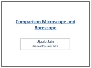 Comparison Microscope and  Borescope