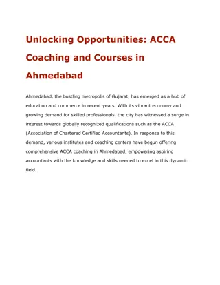 Unlocking Opportunities_ ACCA Coaching and Courses in Ahmedabad