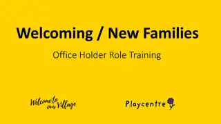 Welcoming / New Families