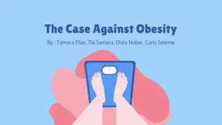 Understanding and Combating Obesity: Causes, Consequences, and Solutions