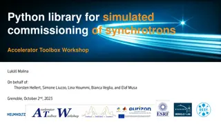 Python Library for Simulated Commissioning of Synchrotrons Accelerator Toolbox Workshop