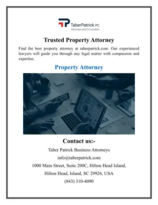 Trusted Property Attorney