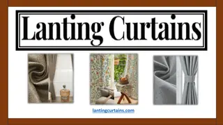 Improve Your Space with Lanting Curtains Room Darkening Collection