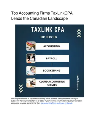 Top Accounting Firms TaxLinkCPA Leads the Canadian Landscape
