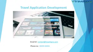 Travel Application Development