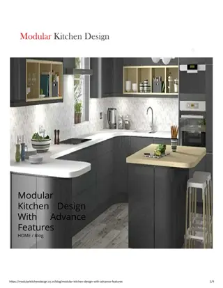 Modular Kitchen Design With Advance Features