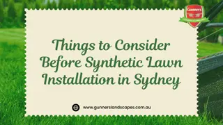 Things to Consider Before Synthetic Lawn Installation in Sydney - Gunners Landscape