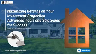 Maximizing Returns on Your Investment Properties Advanced Tools and Strategies for Success