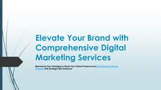 Elevate Your Brand with Comprehensive Digital Marketing Services