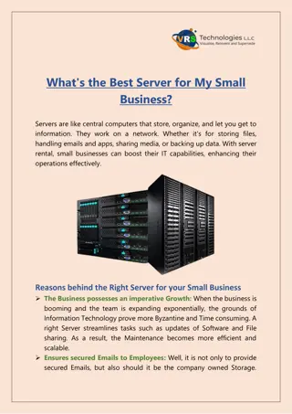 What's the Best Server for My Small Business?