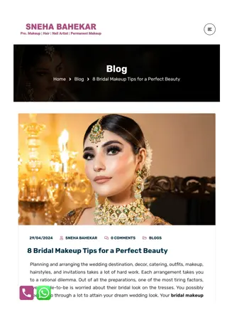 8 Bridal Makeup Tips for a Perfect Beauty