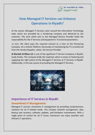 Explore and Choose the Best Managed IT Services in Riyadh