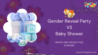 Gender Reveal Party vs Baby Shower: Which one should you choose?