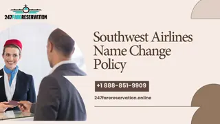 How Can I Change my Name on a Southwest Airlines Ticket