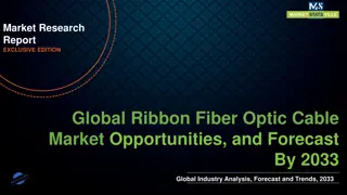 Ribbon Fiber Optic Cable Market will reach at a CAGR of 11.1% from to 2033