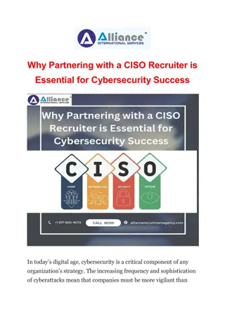 Why Partnering with a CISO Recruiter is Essential for Cybersecurity Success