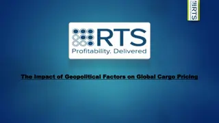 The Impact of Geopolitical Factors on Global Cargo Pricing