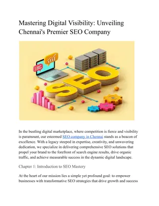 Mastering Digital Visibility_ Unveiling Chennai's Premier SEO Company