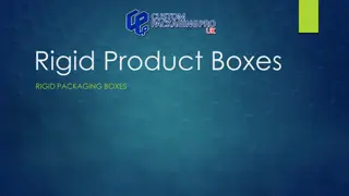 Rigid Product Boxes
