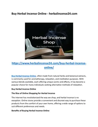 Buy Herbal Incense Online - herbalincense24.com