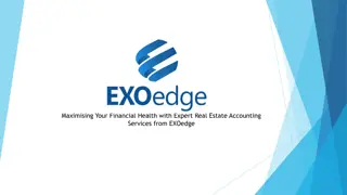 Maximising Your Financial Health with Expert Real Estate Accounting Services from EXOedge