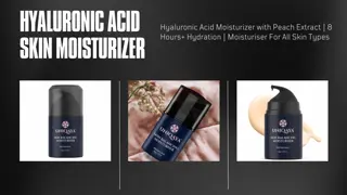 Hyaluronic Acid Skin Moisturizer for Skin Hydration