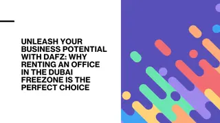 Unleash Your Business Potential with DAFZ: Why Renting an Office in the Dubai Fr