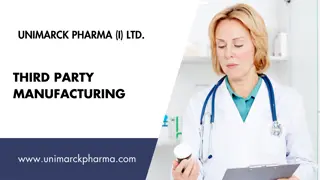 Third Party Manufacturing | Contract Manufacturing | Unimarck Pharma