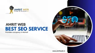 Best seo service Provider company in Mohali  Amrit web our website at www.amritw