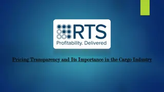 Pricing Transparency and Its Importance in the Cargo Industry