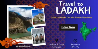9-Day Leh Ladakh Tour with Srinagar Sightseeing