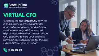 Virtual CFO Services StartupFino