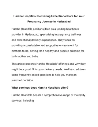 Harsha Hospitals_ Best Hospital for Delivery in Hyderabad with Exceptional Care